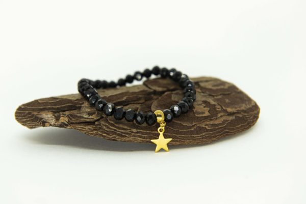 Pulseira cristal star gold