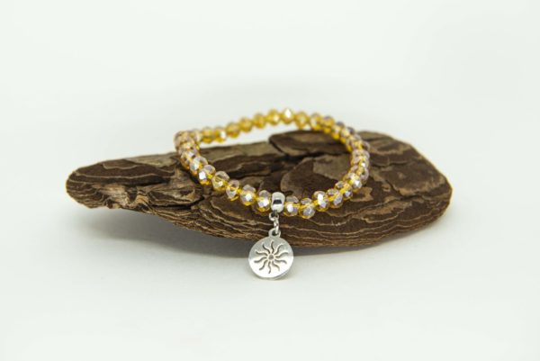 pulseira cristal sunshine